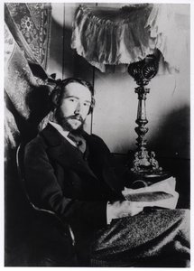 安德烈·吉德（1869-1951）在巴黎的公寓里的肖像，1894年